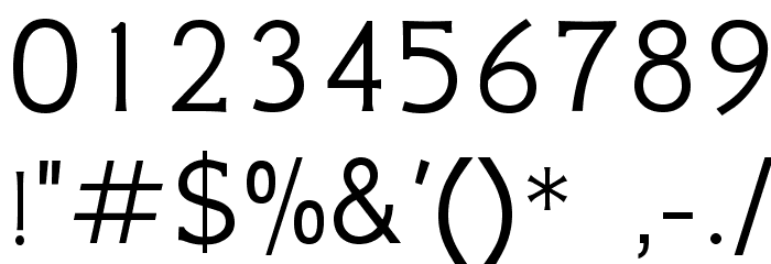 GFSNeohellenic-Regular Font OTHER CHARS