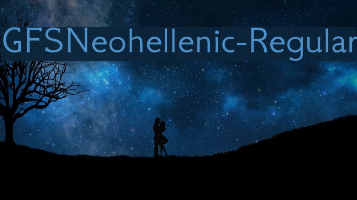 GFSNeohellenic-Regular Font examples
