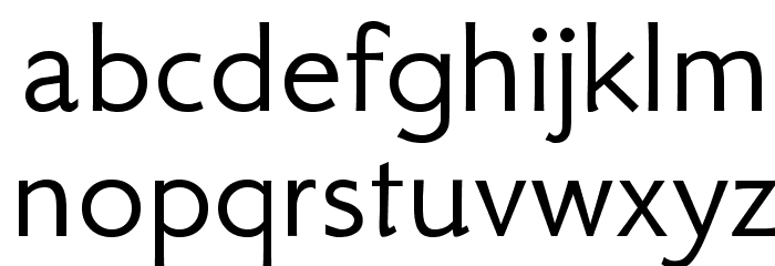 GFSNeohellenic-Regular Font LOWERCASE