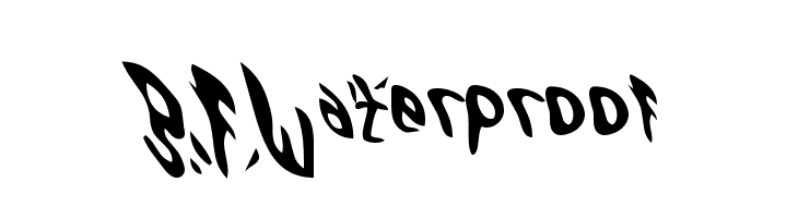 GFWaterproof  Descarca Fonturi Gratis