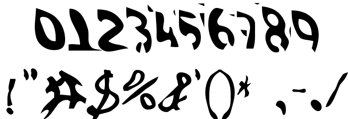 GFWaterproof Schriftart Anderer Schreiben