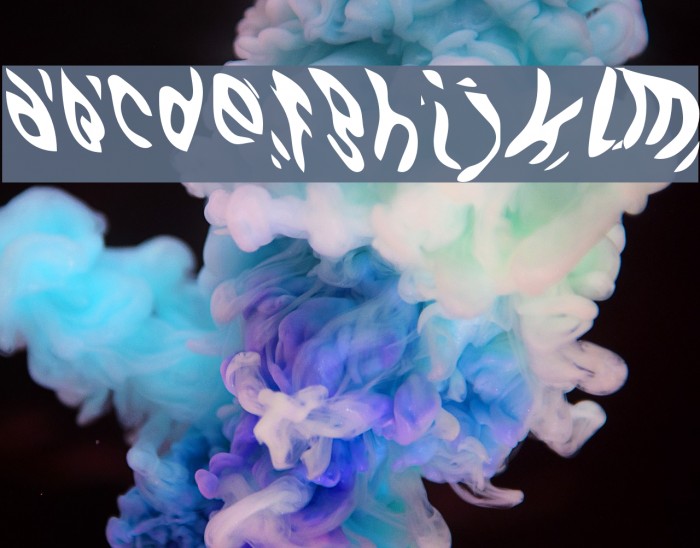 GFWaterproof Schriftart examples