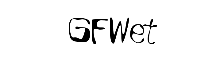 GFWet  Frei Schriftart Herunterladen