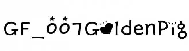 GF_007GoldenPig  Fuentes Gratis Descargar