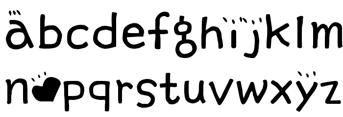 GF_007GoldenPig Font LOWERCASE