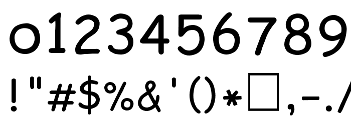 GF_SnowDeco Free Font OTHER CHARS