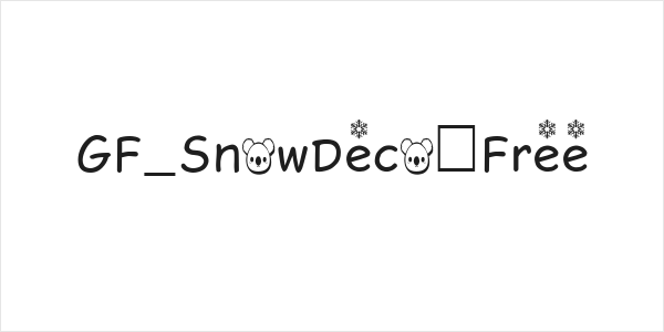 GF_SnowDeco Free Logo