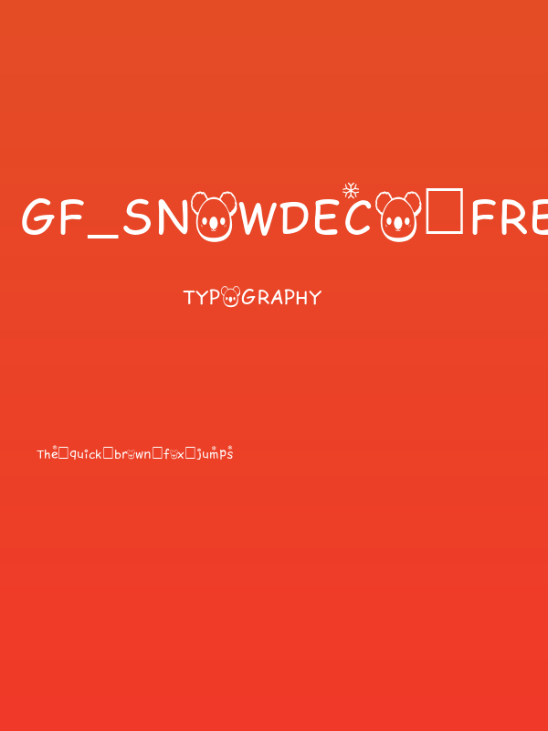 GF_SnowDeco Free Poster