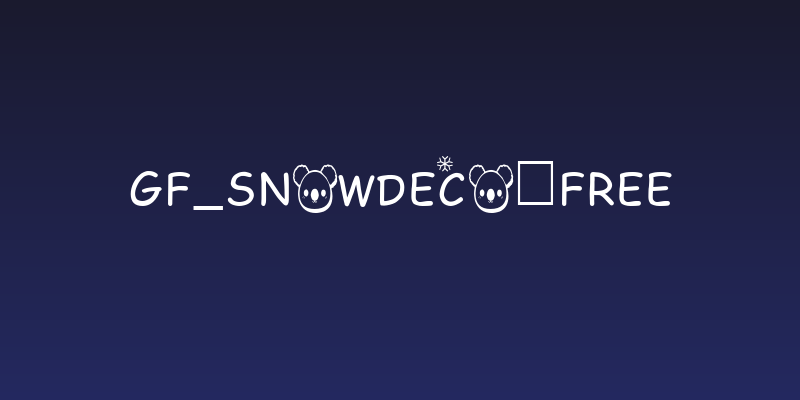 GF_SnowDeco Free Social Header