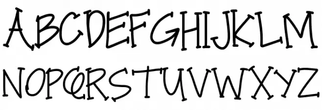 Gf Albert 字体 大写