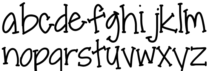 Gf Albert Font LOWERCASE