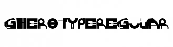 GHEROTYPE REGULAR  नि: शुल्क फ़ॉन्ट्स डाउनलोड