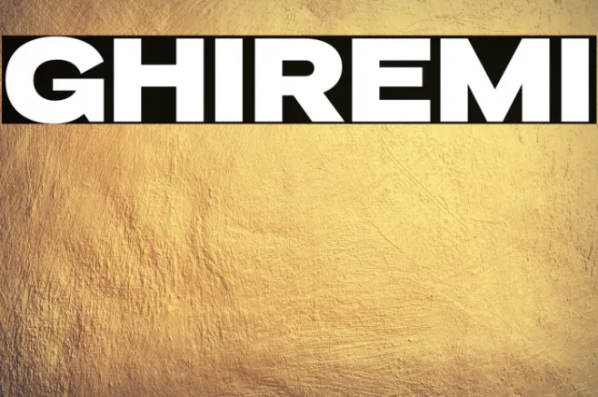 GHIREMI Example 1