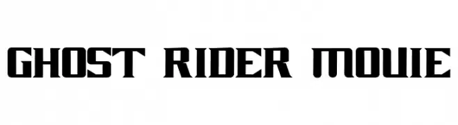 GHOST RIDER MOVIE  تنزيل الخطوط