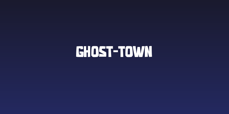 GHOST-TOWN Social Header