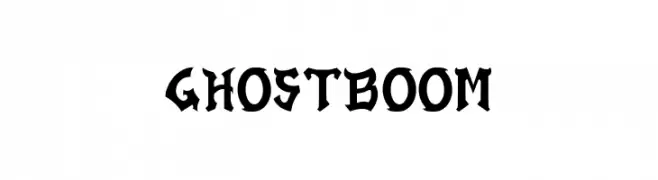 GHOSTBOOM  تنزيل الخطوط