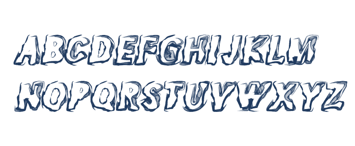 GHOSTS ITALC PERSONAL USE Bold Italic Lowercase