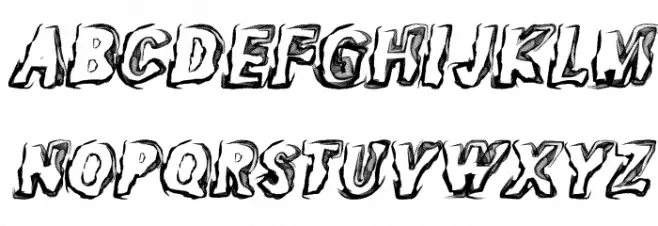 GHOSTS ITALC PERSONAL USE Bold Italic Polices MINUSCULES