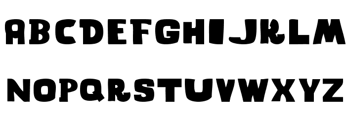 GHOSTWORDS-Regular Font LOWERCASE