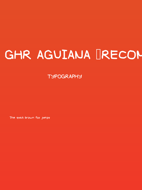 GHR Aguiana [Recommended by @ Regular Poster