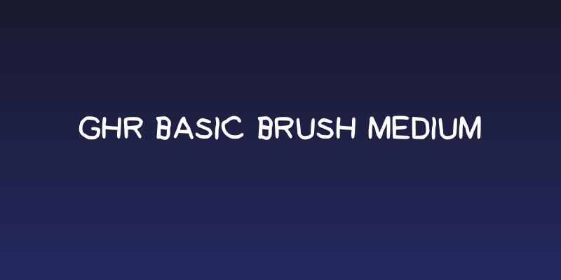 GHR Basic Brush Medium Social Header