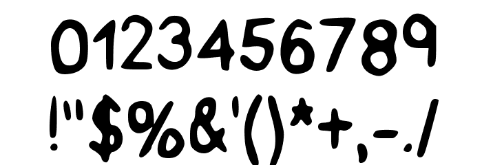 GHR JapaLish Regular Font OTHER CHARS