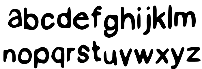 GHR JapaLish Regular Font LOWERCASE