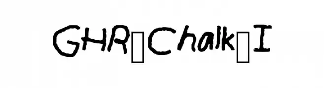 GHR_Chalk_I  Descarca Fonturi Gratis