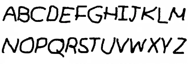 GHR_Chalk_I Шрифта ВЕРХНИЙ