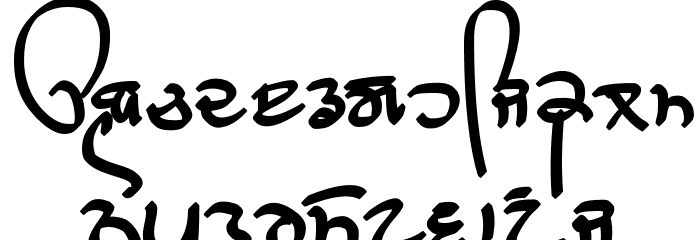 GHW Dukandar Marker Bold Font LOWERCASE