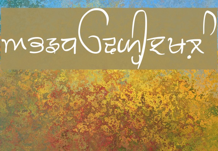 GHW Dukandar Font examples