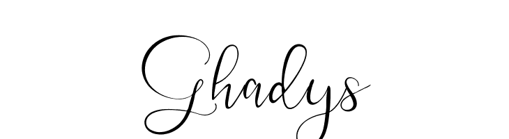 Ghadys  免费字体下载