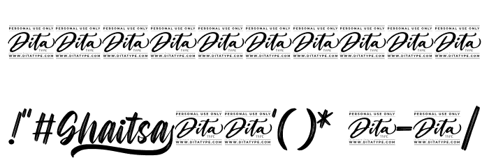 Ghaitsa Personal Use Font OTHER CHARS