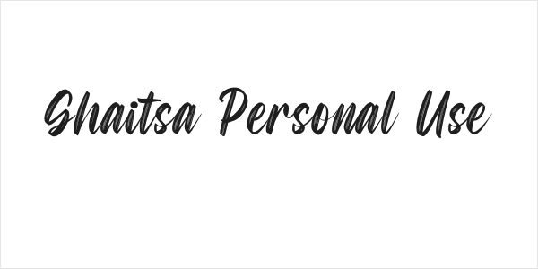 Ghaitsa Personal Use Logo