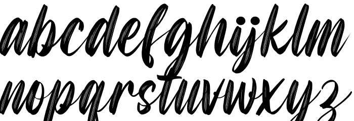 Ghaitsa Personal Use Font LOWERCASE