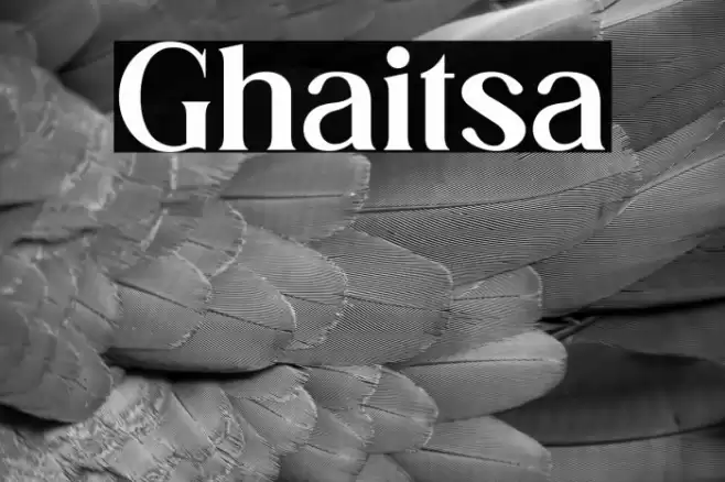 Ghaitsa Font examples