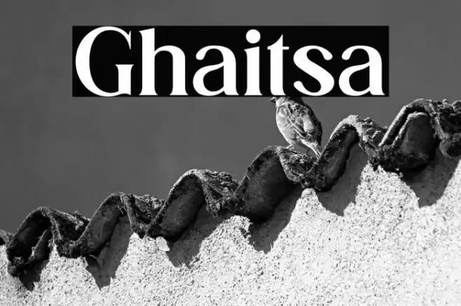 Ghaitsa Font examples