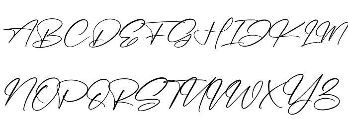 Ghalisha Font UPPERCASE