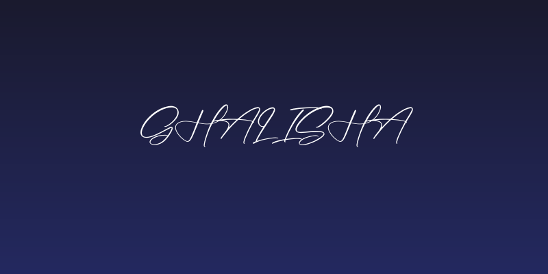 Ghalisha Social Header
