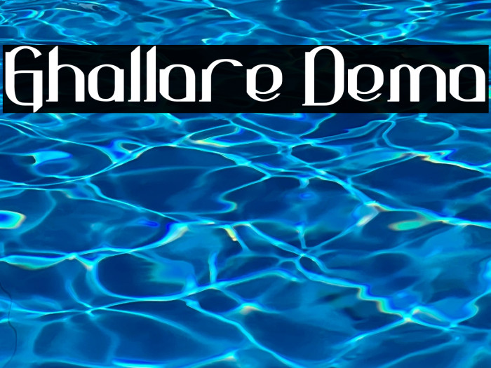 Ghallore Demo Example 1