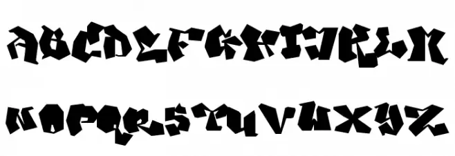 Ghang Plain フォント 大文字