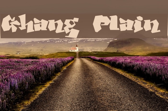 Ghang Plain Font examples