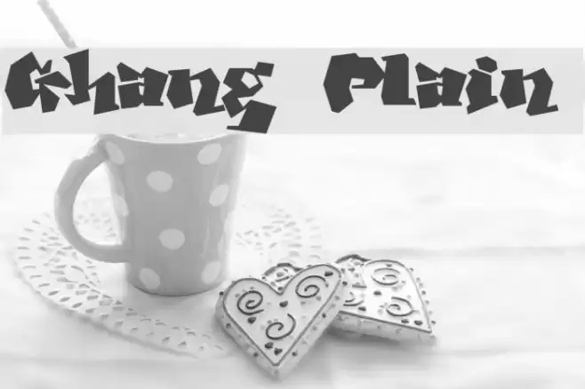 Ghang Plain Fonte examples