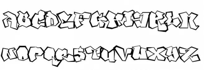 Ghang Schriftart Groß