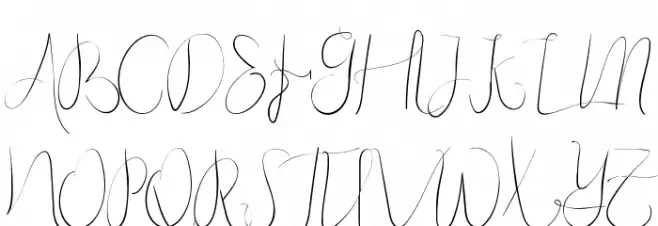 Ghaniya Holmy Demo Schriftart Groß