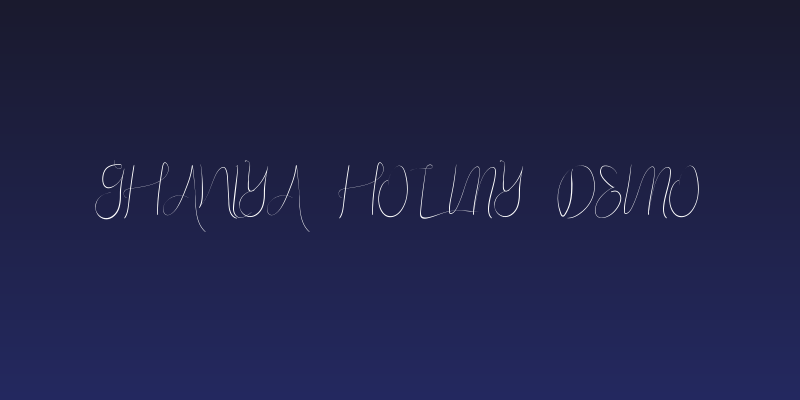 Ghaniya Holmy Demo Social Header