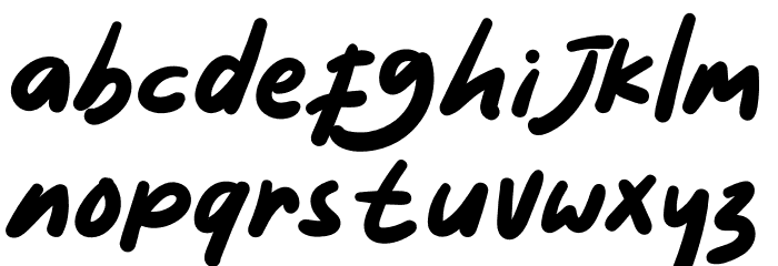 Ghaspol Font LOWERCASE