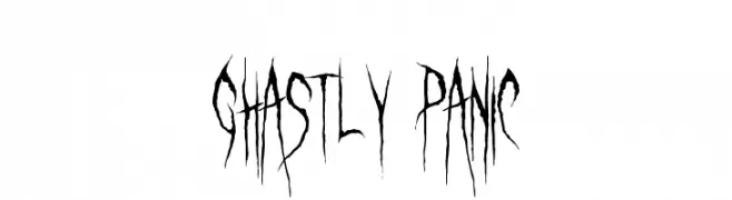 Ghastly Panic  Fuentes Gratis Descargar