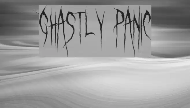 Ghastly Panic Font examples