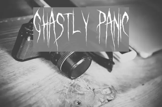 Ghastly Panic Font examples